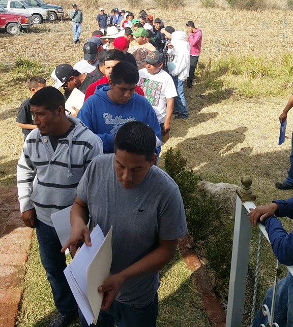 Recepción de documentos El Romeral